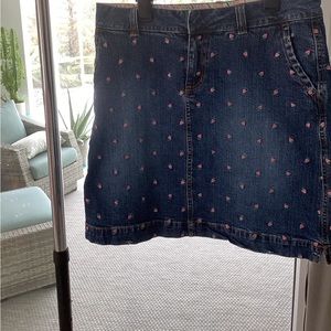 Lilly Pulitzer Jean skirt, size 4